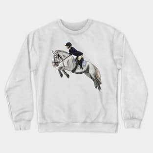 Dappled Grey Cob Showjumping - Commission Crewneck Sweatshirt